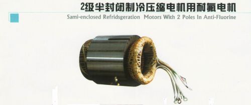 制冷压缩电机用耐氟电机